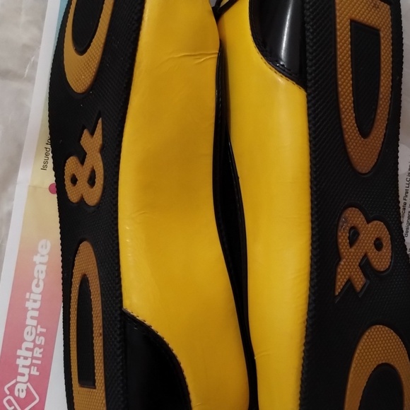 Vintage Dolce & Gabbana Y2K Bumblebee Leather Flat Ballerina Loafer - Picture 10 of 15